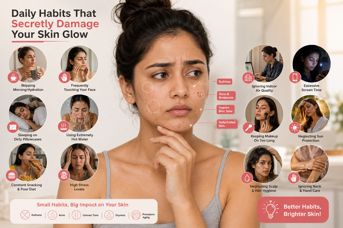 Daily Habits That Secretly Damage Your Skin Glow