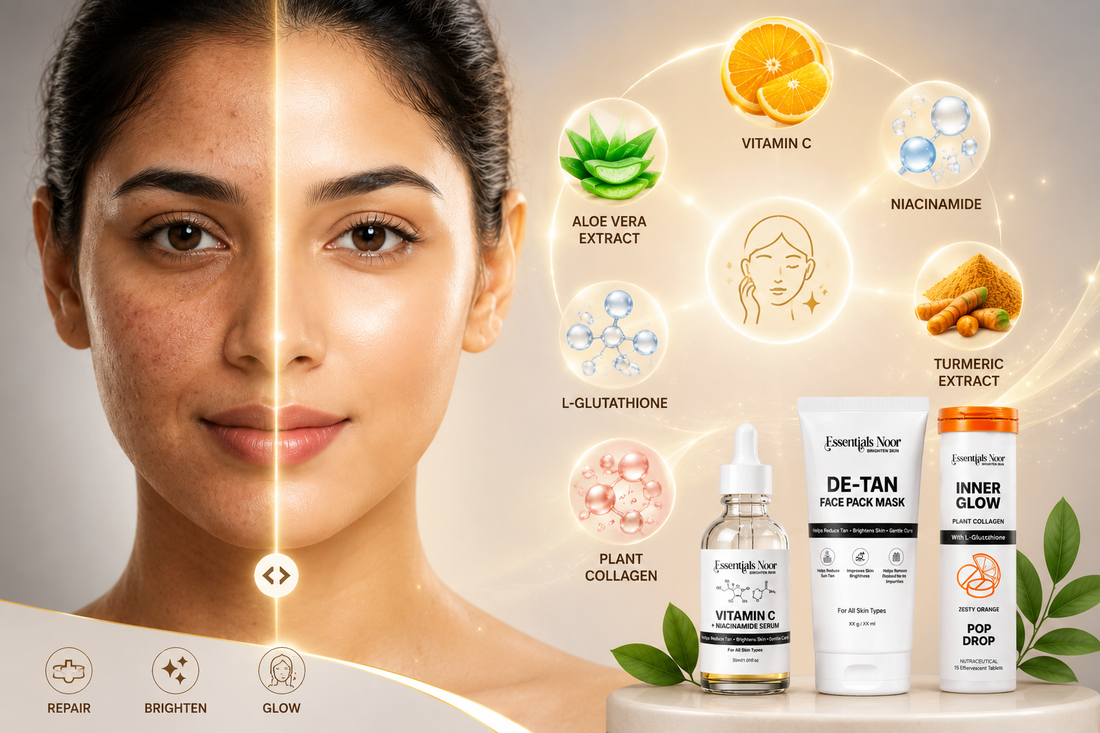 Top Ingredients That Help Brighten and Repair Skin Naturally
