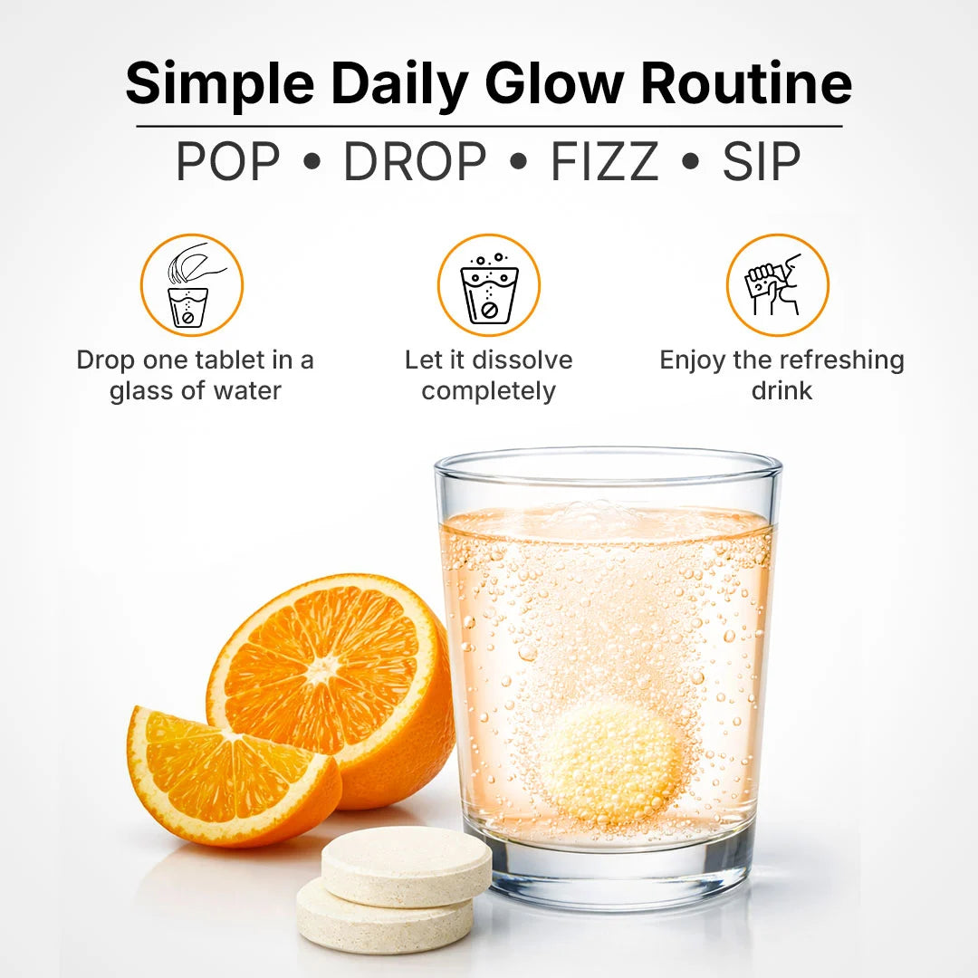 InnerGlow L-Glutathione Effervescent Tablets