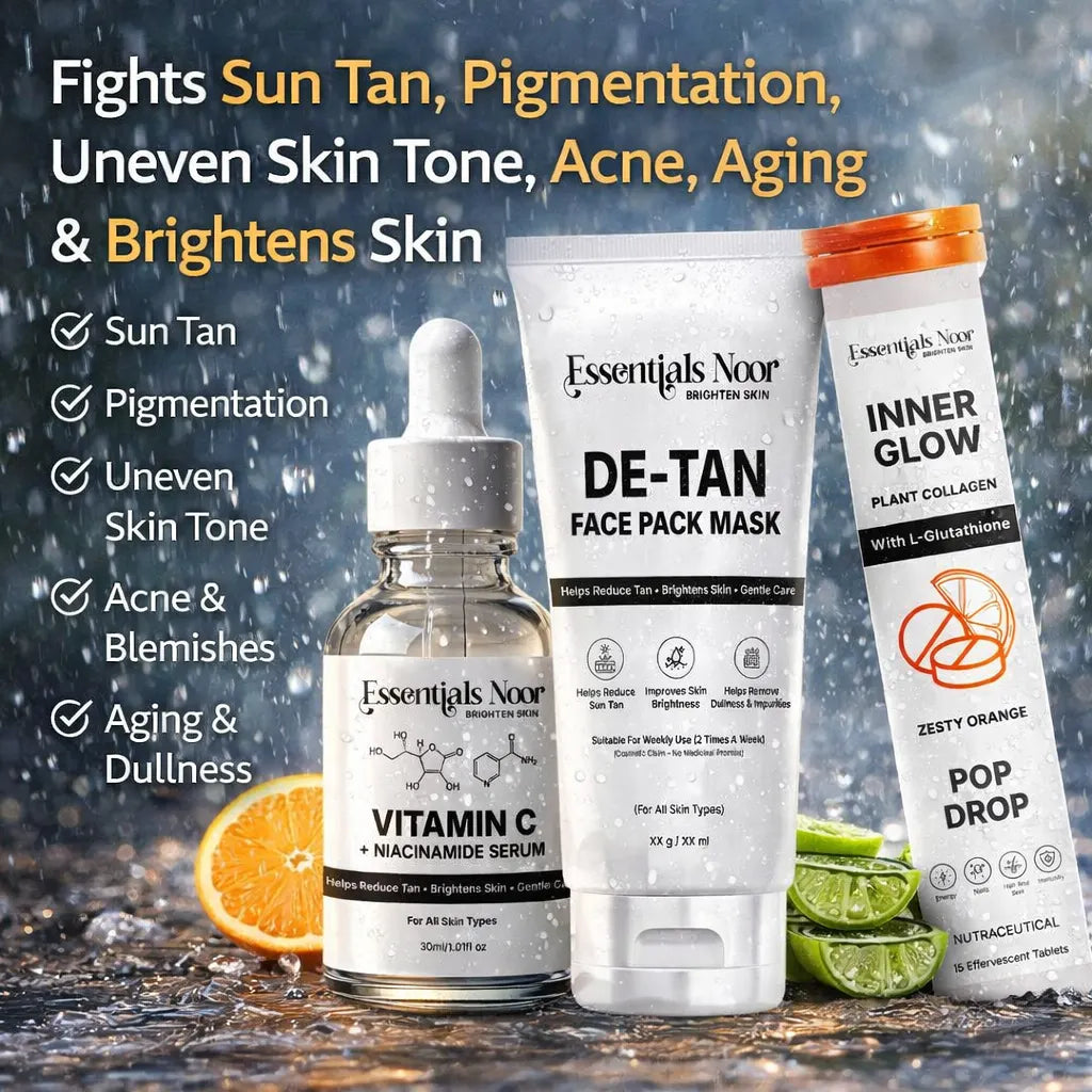 Skin Brightening & Glow Kit (Serum + Mask + Tablets)