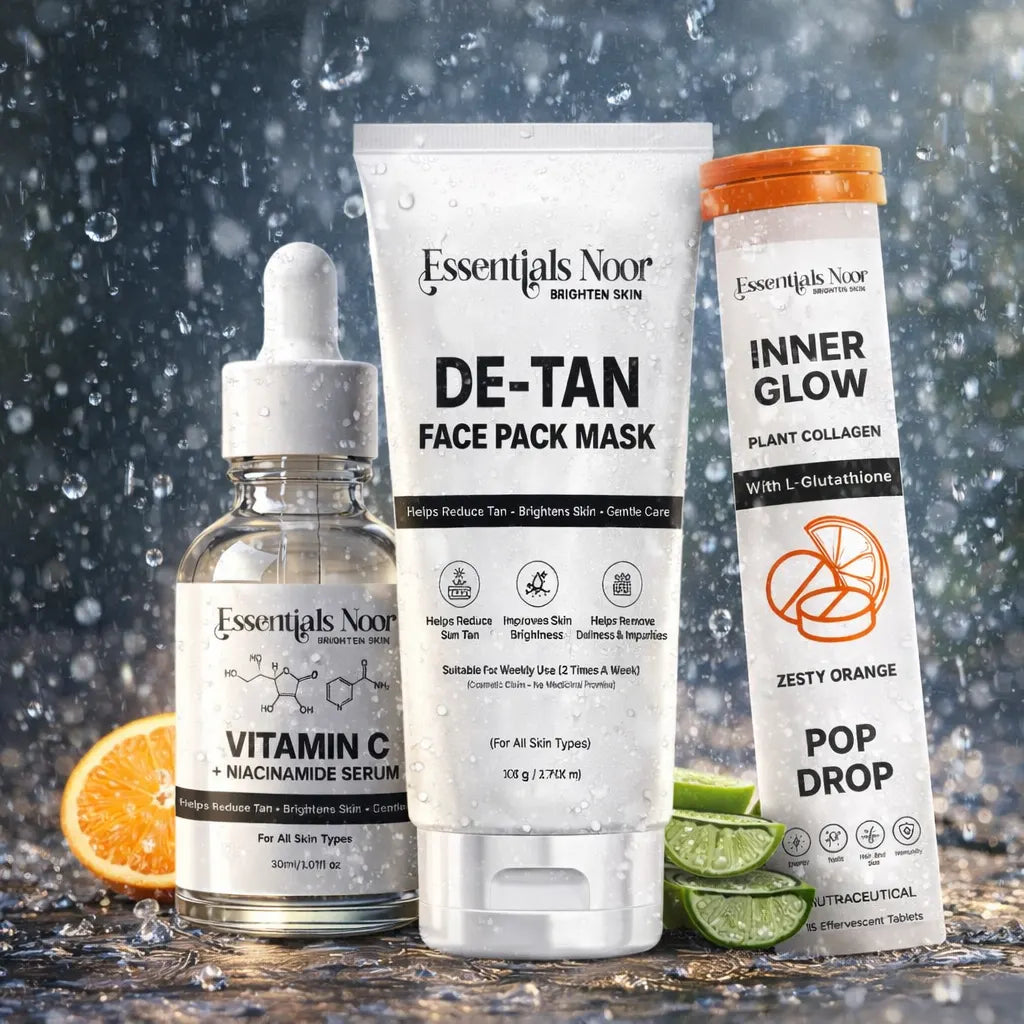 Skin Brightening & Glow Kit (Serum + Mask + Tablets)