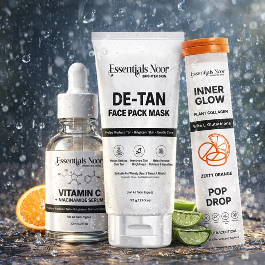 Skin Brightening & Glow Kit (Serum + Mask + Tablets)