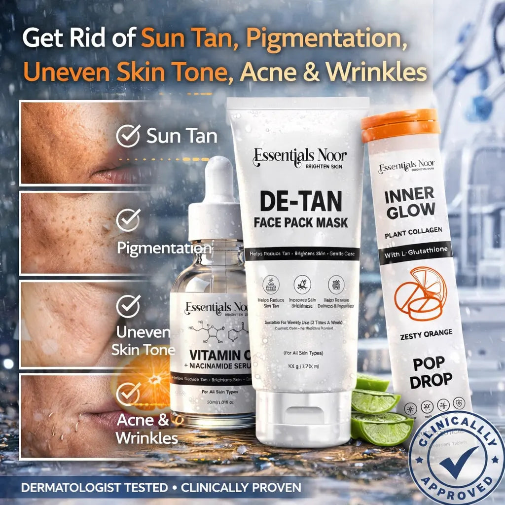 Skin Brightening & Glow Kit (Serum + Mask + Tablets)