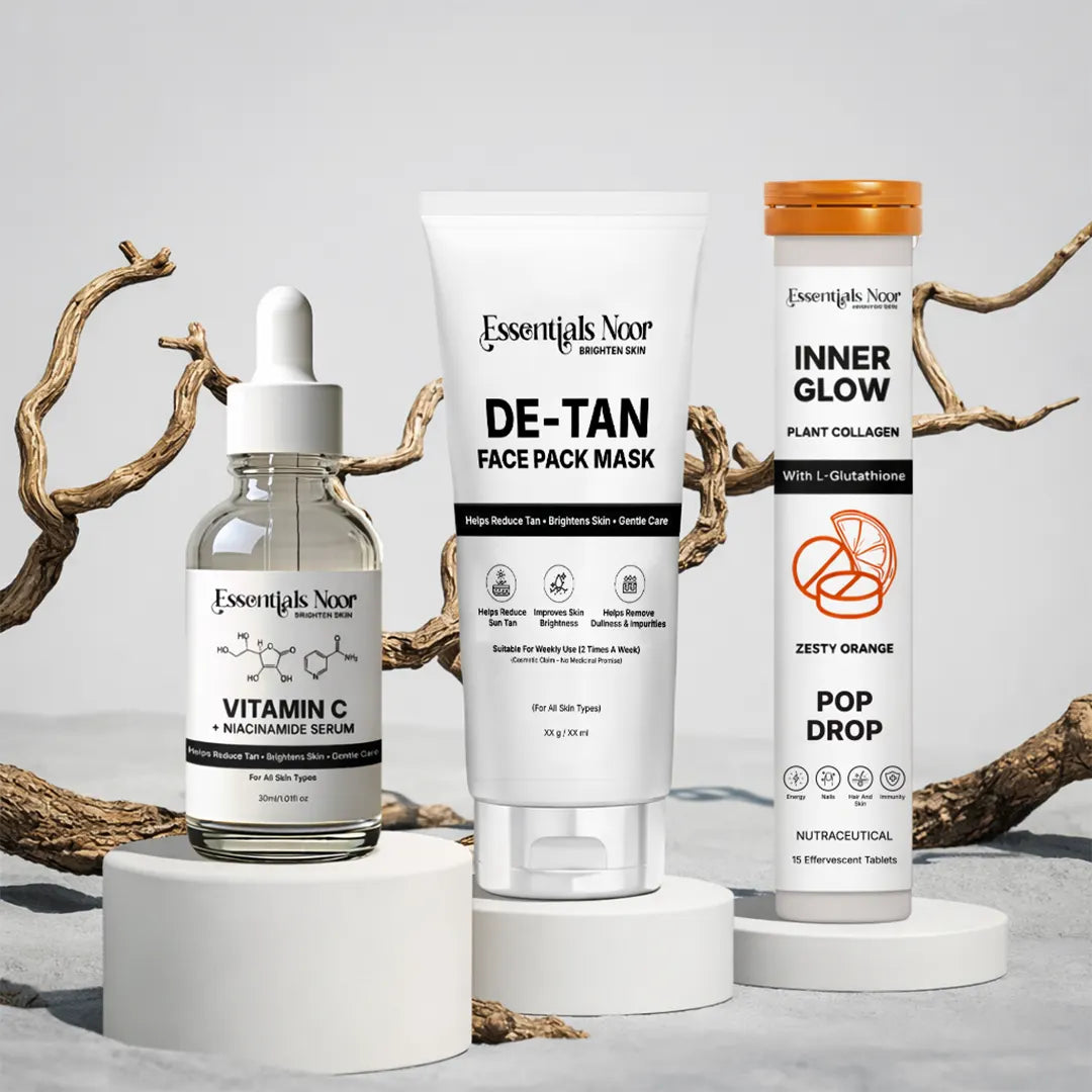 Skin Brightening & Glow Kit (Serum + Mask + Tablets)
