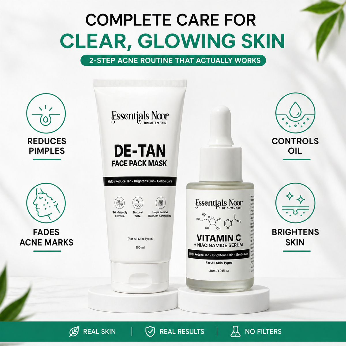 Acne Care Kit (Serum + Mask)